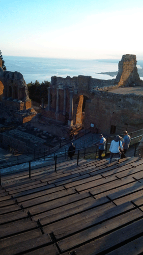 Theatre built in Taormina, Italy