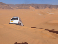 Tassili N'Ajjer National Park in the Sahara Desert