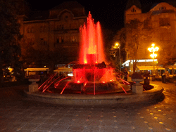 Fountain in Timisoara, Romania