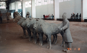 Emperor Qin Shihuang's terracotta army in Xi'an, China