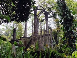 Surrealist garden in Xilitla, Mexico