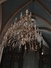 Crystal chandelier in Zagreb, Croatia