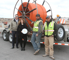 WNM Communications installs fiber internet cable in Las Cruces