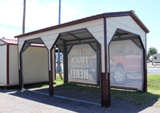 Portable garages for sale in Las Cruces at Weather King