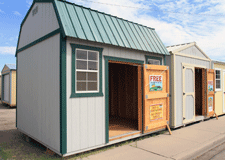 Metal roof portable garages for sale in Las Cruces at ABCO