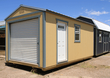 Metal roof portable garages for sale in Las Cruces at American Barn Co