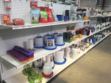 Chicken and poultry supplies for sale at Zia Feed and Supply in Las Cruces, NM