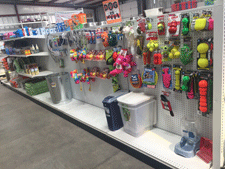 Dog and cat toys for sale at Zia Feed and Supply in Las Cruces, NM