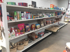 Animal supplies for sale at Zia Feed and Supply in Las Cruces, NM