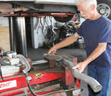 Muffler repair at Alert Automotive Services in Las Cruces