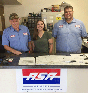 Service team at Baird's Automotive in Las Cruces