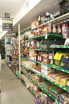 Bird seed and animal feed for sale at Big Star ACE Hardware Store in Las Cruces, NM