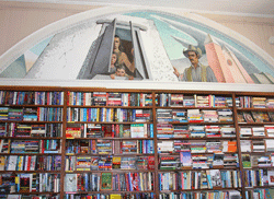 Books for sale at the Mesilla Book Center