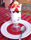 Parfait at Cafe de Mesilla Coffee Shop in Las Cruces