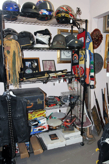 Military memorabilia for sale at City Line Pawn Shop in Las Cruces, NM