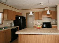 Kitchen in a Fiesta Manufactured Home in Las Cruces, NM