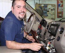 Stereo installation at Finishline Car Audio & Tint in Las Cruces, NM