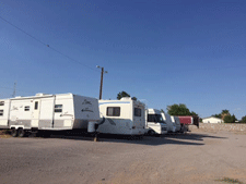 RV Storage lot in Las Cruces, NM