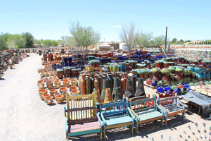 Large selection of home decor at Casa Bonita Imports in Las Cruces