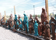 Saints and statues in Las Cruces, NM