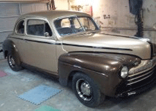 Classic car restoration at Joby's Paint & Body Shop in Las Cruces