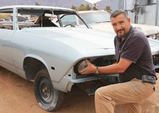 Vehicle restoration at Joby's Paint & Body Shop in Las Cruces