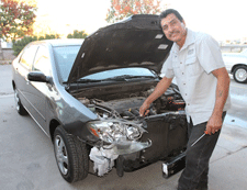 Auto body repair at Joe's Collision Center in Las Cruces, NM