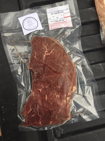 Top sirloin grass fed beef in Arizona