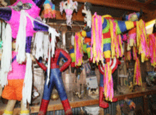 Pinatas for sale at Ristramnn Chile Co. in Mesilla