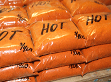 Hot chile spice for sale at Ristramnn Chile Co. in Mesilla