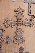 Crosses for sale at Ristramnn Chile Co. in Mesilla