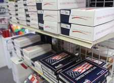 Large selection of flags in Las Cruces