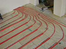 Floor heating installation in Las Cruces