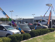 Used car lot in Las Cruces