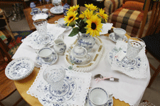 Antique dinnerware in Las Cruces at The Emporium