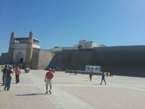 The Registan in Burhara, Uzbekistan
