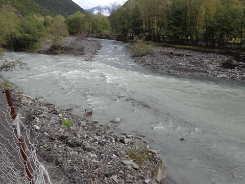 River in the country of Georgia