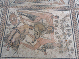 Mosaic in Pula, Croatia