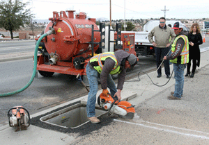 Micro trenching fiber cable by WNM Communications in Las Cruces, NM