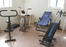 Excercise equipment at Western Sky RV Park near Las Cruces, NM